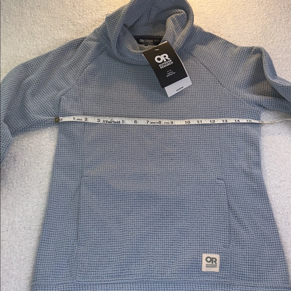OUTDOOR RESEARCH TRAIL MIX COWL PULLOVER NWT in Arctic Blue XS - Picture 6 of 10
